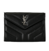Saint Laurent Coin Purse, &pound;210, Accessories, Black, Leather, Front view